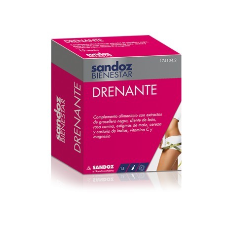 Sandoz Bienestar Drenante 15 ampollas 10ml