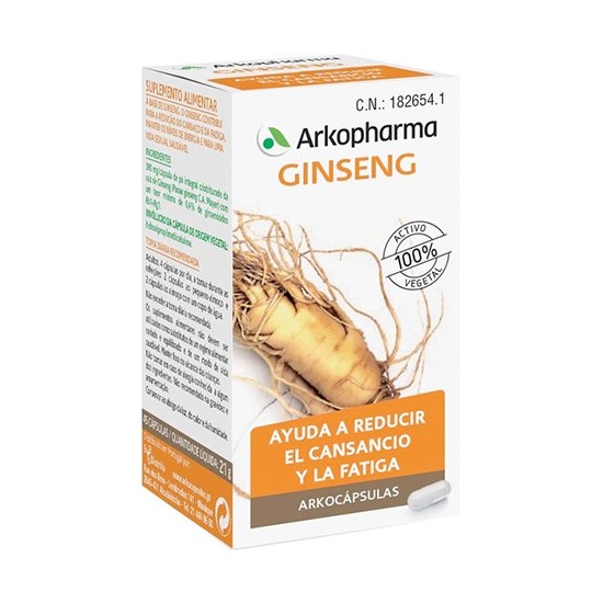 Arkopharma ginseng bio 45 capsulas