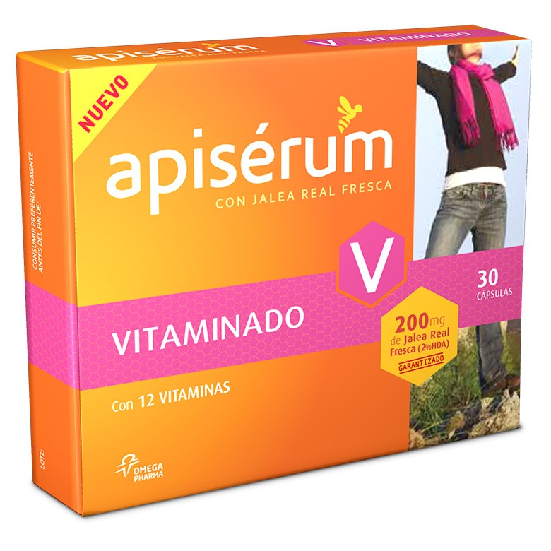 Apiserum vitaminado 3 x 30 cápsulas